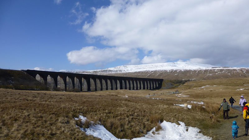 Whernside in snow